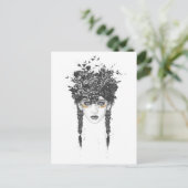 Sommerkönigin Postkarte (Stehend Vorderseite)