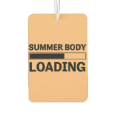 Sommerkörperbeladung Funny Sport Gym Autolufterfrischer (Rückseite)