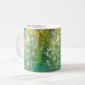 Sommerkräutern, Wildblumen, Blumengelb Kaffeetasse (Vorderseite Links)