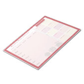 Sommerkreise für wöchentliche Meetingplaner Notizblock (angewinkelt)