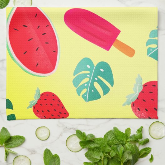 Sommerküche Handtuch (Gefaltet)