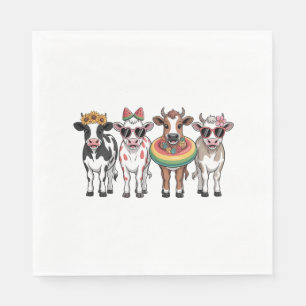 Sommerkühe, Beach Farm Serviette