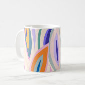 Sommerkunst: Kreatives Muster Kaffeetasse (Vorderseite Links)