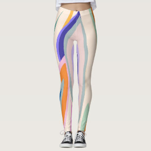 Sommerkunst: Kreatives Muster Leggings