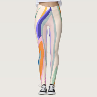 Sommerkunst: Kreatives Muster Leggings