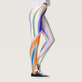 Sommerkunst: Kreatives Muster Leggings (Rechts)