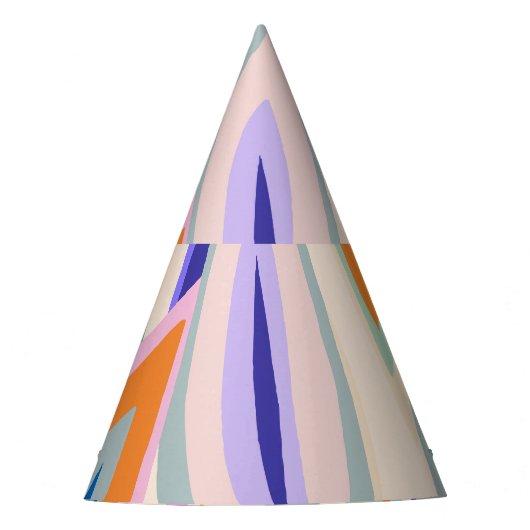 Sommerkunst: Kreatives Muster Partyhütchen (Vorderseite)