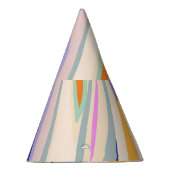 Sommerkunst: Kreatives Muster Partyhütchen (Rechts)