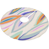 Sommerkunst: Kreatives Muster Polyester Weihnachtsbaumdecke (Schrägansicht)