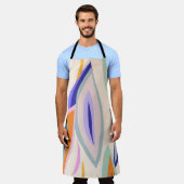 Sommerkunst: Kreatives Muster Schürze (Getragen)
