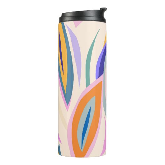 Sommerkunst: Kreatives Muster Thermosbecher (Nach links gedreht)