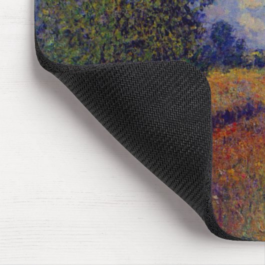 Sommerkunstimpressionist-Mohnblumenfelder durch Mousepad (Ecke)