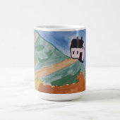 Sommerküste und Blume Kaffeetasse (Mittel)