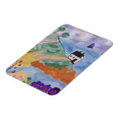 Sommerküste und Blume Magnet (Linke Seite)