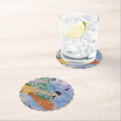 Sommerküste und Blume Untersetzer (Vor Ort)