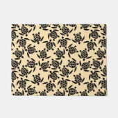 Sommerküstenartig wiederholt Schildkrötenmuster Fußmatte (Vorderseite)