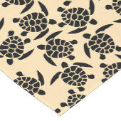 Sommerküstenartig wiederholt Schildkrötenmuster Kurzer Tischläufer (Ecke)