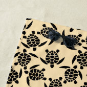 Sommerküstenartig wiederholt Schildkrötenmuster Strandtuch (Beispiel)