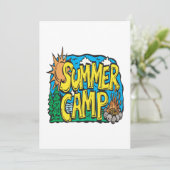Sommerlager Einladung (Stehend Vorderseite)