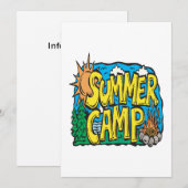 Sommerlager Einladung (Vorne/Hinten)