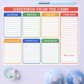 Sommerlager füllen Brief aus Flyer (Einzeln)