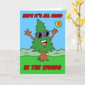 Sommerlager gut im Wald Karte (Gelbe Blume)