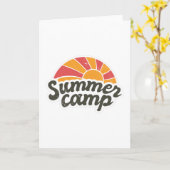 Sommerlager Karte (Gelbe Blume)