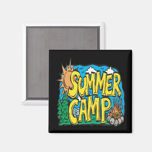 Sommerlager Magnet (Vorderseite/Rückseite)