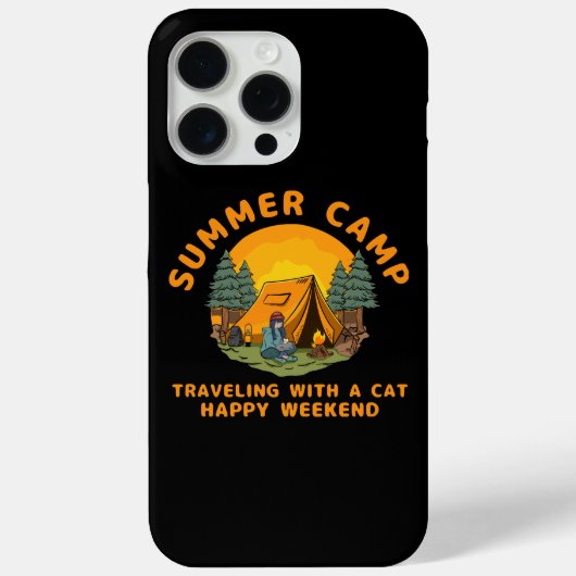 Sommerlager mit Katze Case-Mate iPhone Hülle (Rückseite)