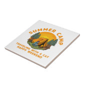 Sommerlager mit Katze Fliese (Seite)