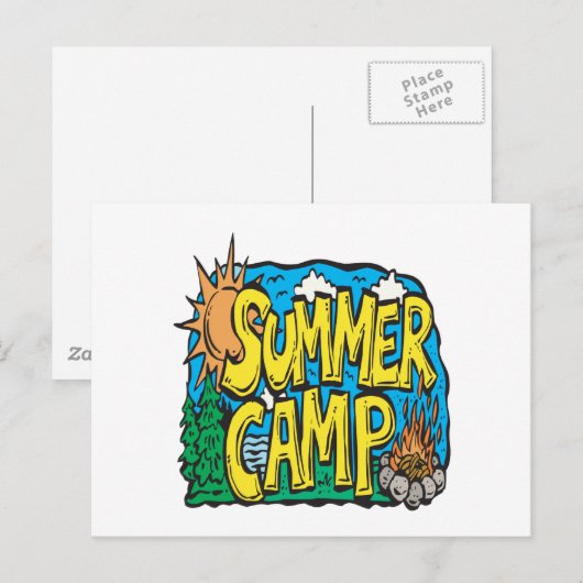 Sommerlager Postkarte (Vorne/Hinten)