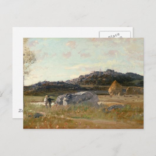 Sommerlandschaft 2 postkarte (Vorne/Hinten)