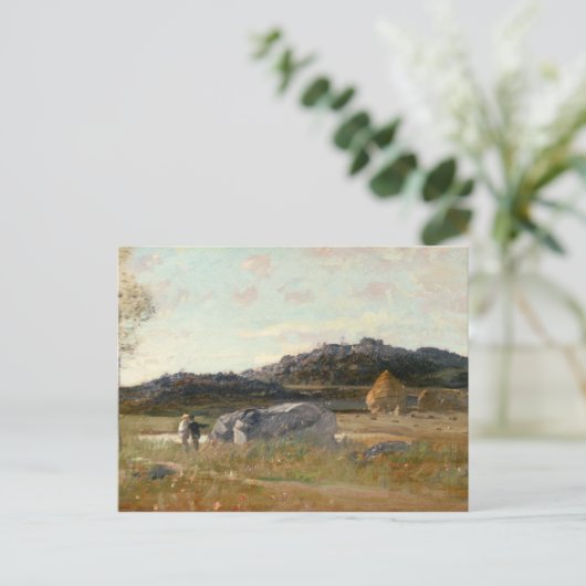 Sommerlandschaft 2 postkarte (Stehend Vorderseite)
