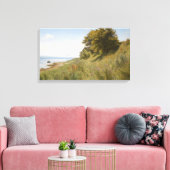 Sommerlandschaft am Meer (von Ludvig Kabell) Leinwanddruck (Insitu (Wohnzimmer))
