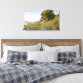 Sommerlandschaft am Meer (von Ludvig Kabell) Leinwanddruck (Insitu (Schlafzimmer))