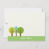 Sommerlandschaft Danke Karten (Vorderseite)