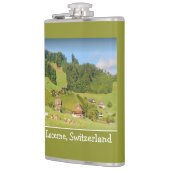 Sommerlandschaft in der Schweiz Flachmann (Links)