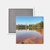 Sommerlandschaft Landschaftsplatz Magnet (Vorderseite/Rückseite)