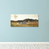 Sommerlandschaft Leinwanddruck (Insitu (Holzboden))