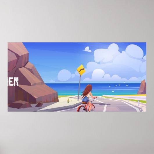 Sommerlandschaft Poster (Vorne)