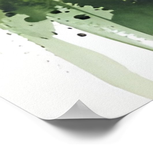 Sommerlandschaft Poster (Ecke)