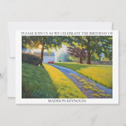 Sommerlandschaft Szene in hellen Sonnenlicht Gebur (Vorderseite)