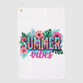 Sommerlaune Golfhandtuch