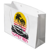 Sommerlaune Große Geschenktüte (Rückseite Schrägansicht)