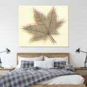 Sommerleaf Leinwanddruck (Insitu (Schlafzimmer))