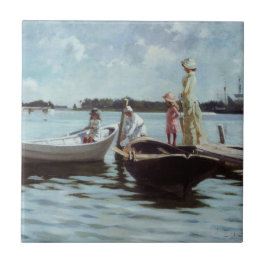 Sommerleben auf den Inseln (von Albert Edelfelt) Fliese