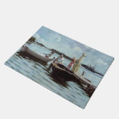 Sommerleben auf den Inseln (von Albert Edelfelt) Fußmatte (Schrägansicht)