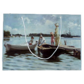 Sommerleben auf den Inseln (von Albert Edelfelt) Große Geschenktüte (Rückseite)