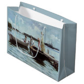 Sommerleben auf den Inseln (von Albert Edelfelt) Große Geschenktüte (Vorderseite Schrägansicht)