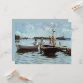 Sommerleben auf den Inseln (von Albert Edelfelt) Karte (Vorderseite/Rückseite Beispiel)